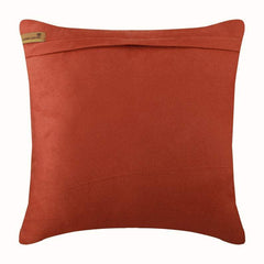 Rust No Limits No Lines - Rust Suede Decorative Euro Sham