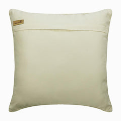 Greek Irene Ivory Velvet Geometric Throw Pillow Cover