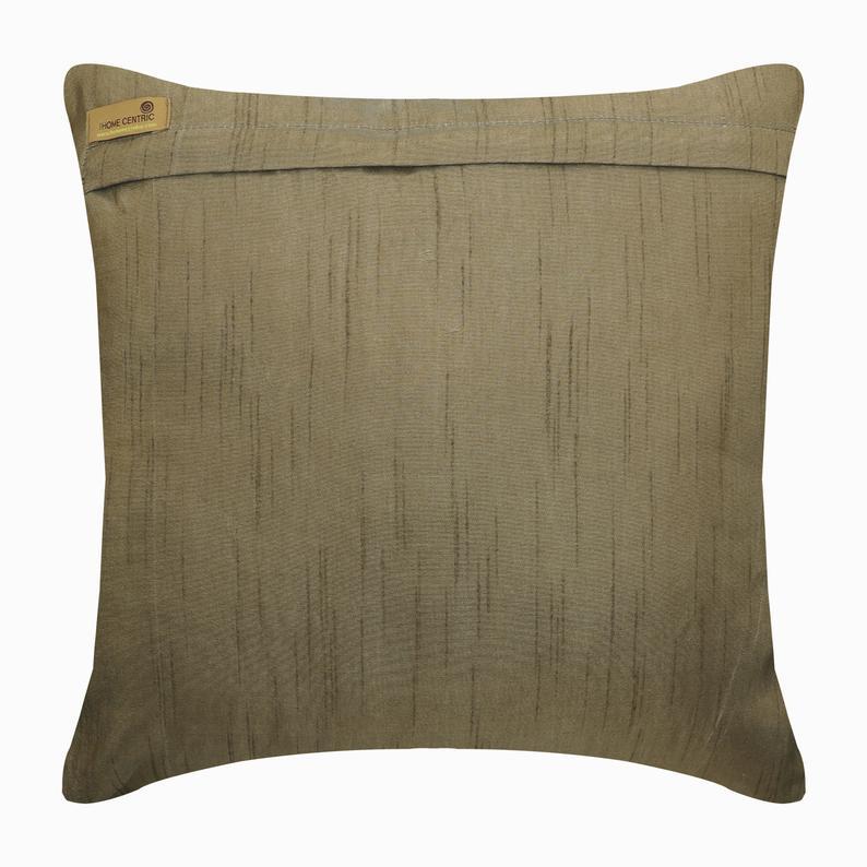 Dazzling Flora Peacock Sequins Decorative Euro Sham