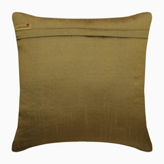 Shimmering Gold Silk Throw Pillow Cover