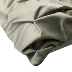 Silver Wave - Silver Grey Satin Decorative Euro Sham