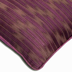 Purple Treat Striped Decorative Euro Sham