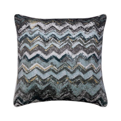 SeaSandSurf Blue Throw Pillow Cover