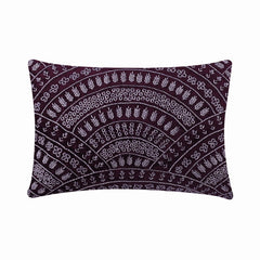 Purple Prism Lumbar Pillow Cover