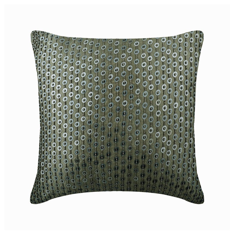Silver Duex Decorative Euro Sham