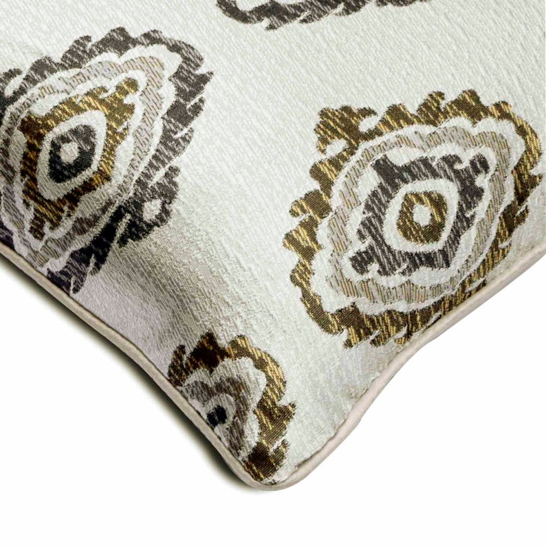 Chronicles Grey Throw Pillow Cover