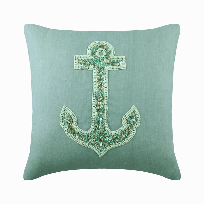 Lost Anchor Decorative Euro Sham
