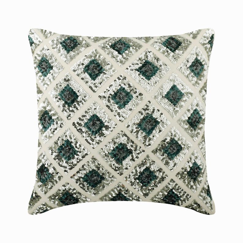 Wishful Bling Throw Pillow Cover