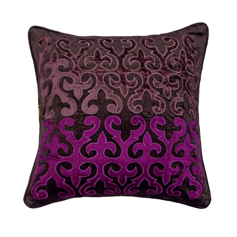 Ever Plum Purple Throw Pillow Cover