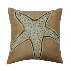 Starfish Spectrum Beaded Decorative Euro Sham