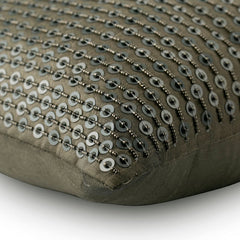 Silver Duex - Silver Silk Decorative Euro Sham