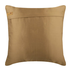 Dull Gold Ceremony - Dull Gold Satin Decorative Euro Sham