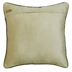 Olive Scent - Green Velvet Throw Pillow Cover