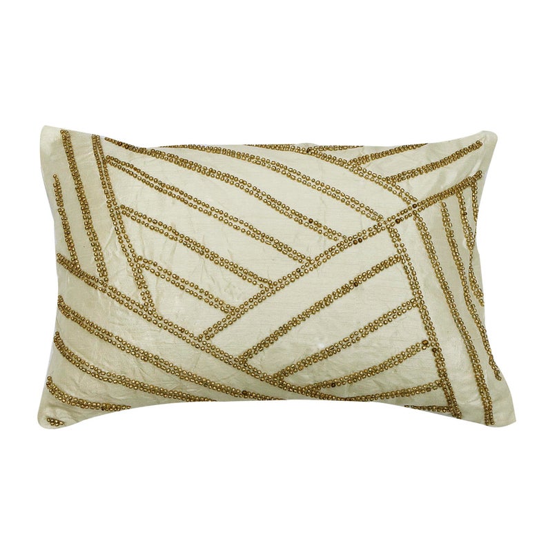 Gold Light Throw Pillow Cover