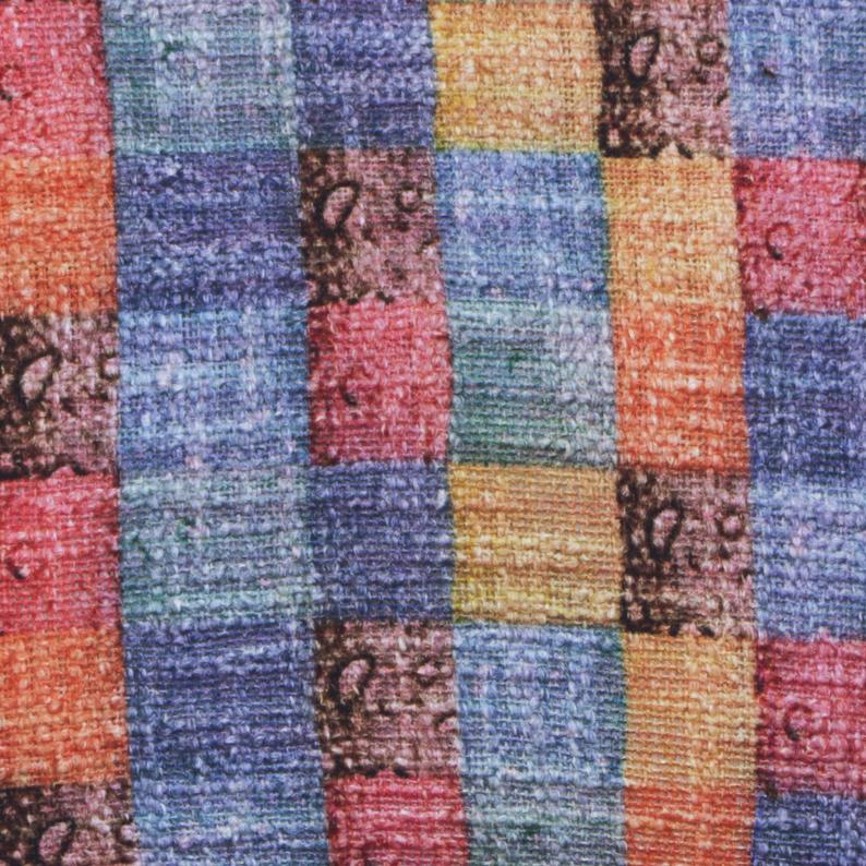 Hue Check Throw Pillow Cover