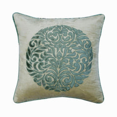 Blue Scent Velvet Decorative Euro Sham