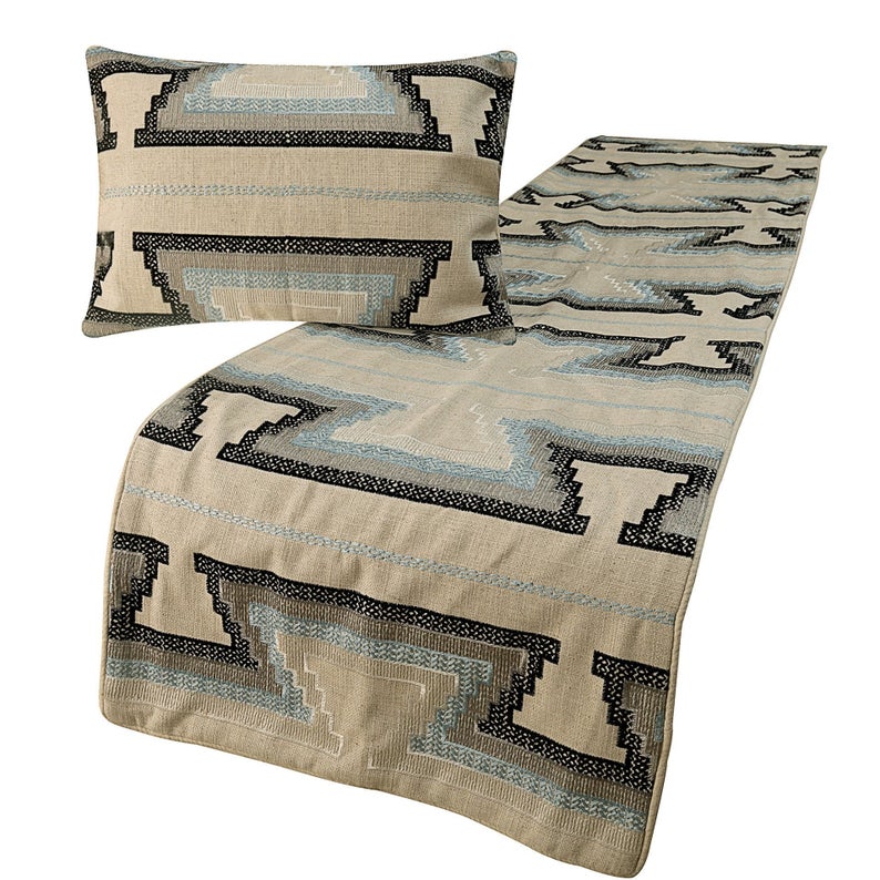 Aztec Armour Decorative Bed Runner with Pillow Cover