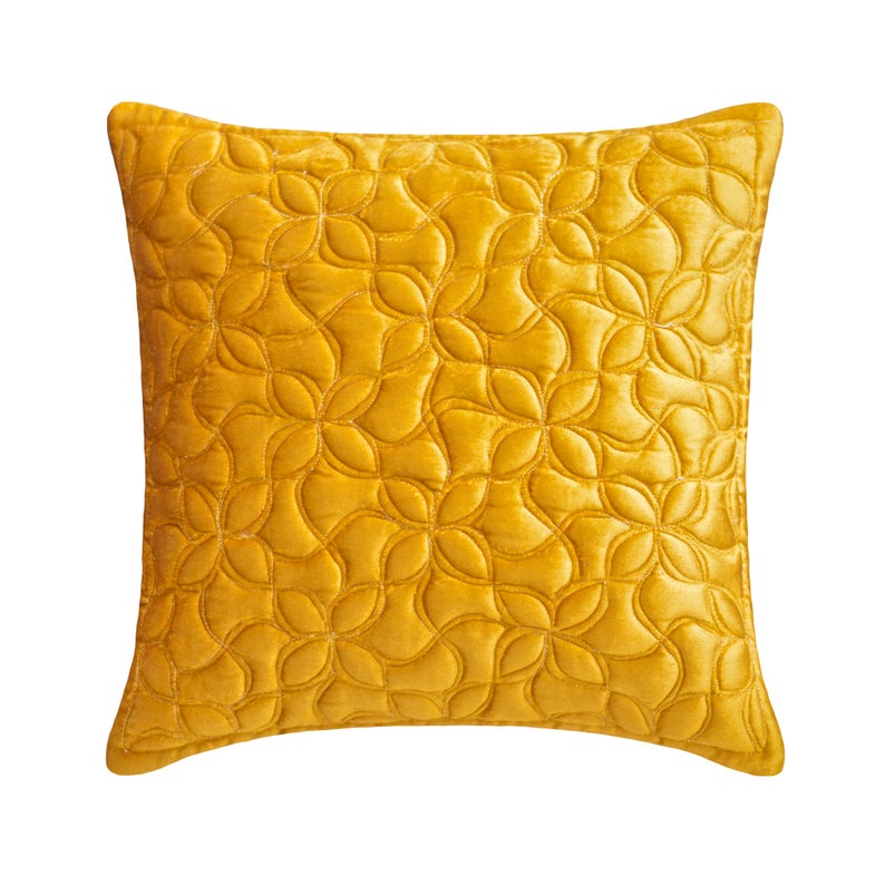Honey Bloom Throw Pillow Cover