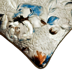 Humming Floral Throw Pillow Cover