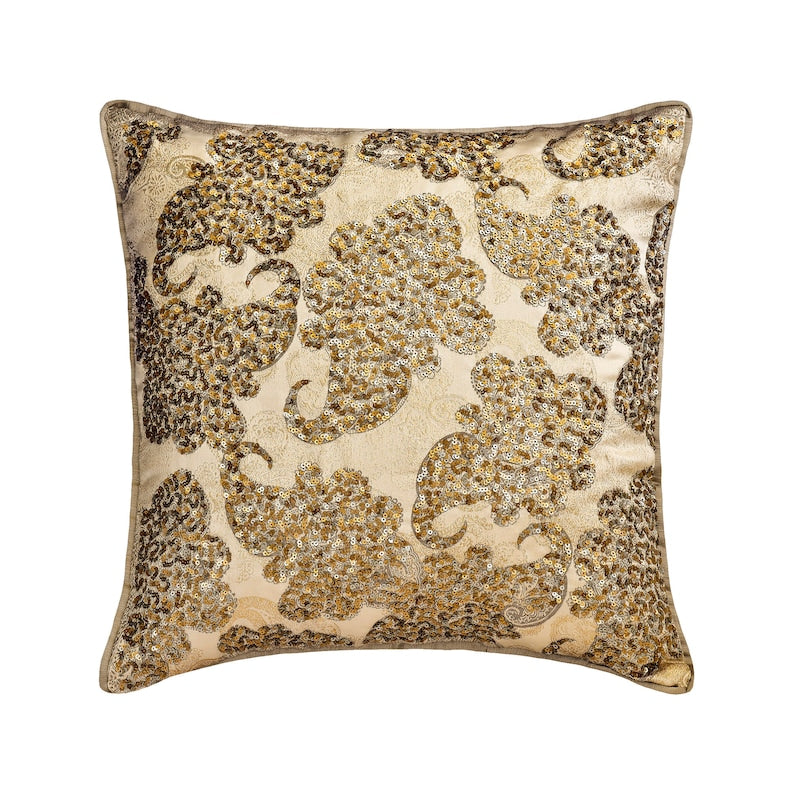 Paisley Treasure Throw Pillow Cover