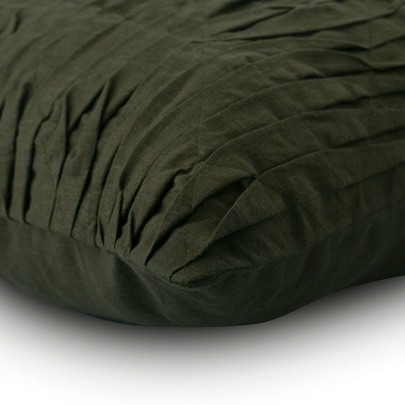 More About Olive Throw Pillow Cover