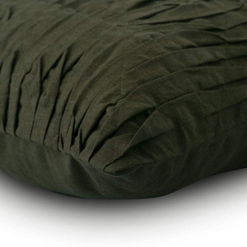 More About Olive Decorative Euro Sham