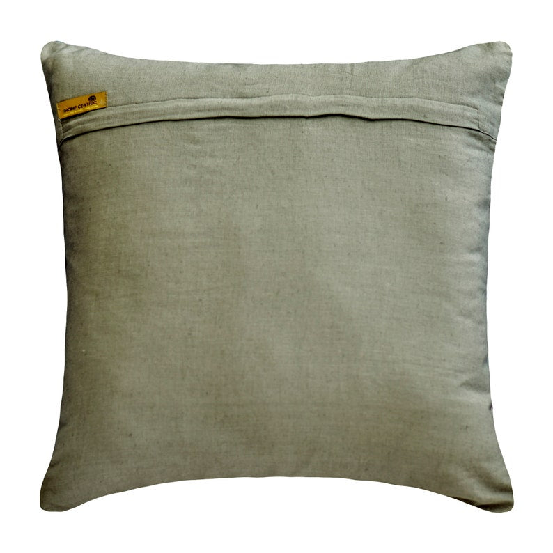 Quilling Grey - Grey Linen Throw Pillow Cover