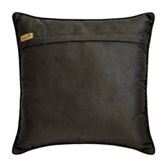 Arturo - Grey Velvet Suede Throw Pillow Cover