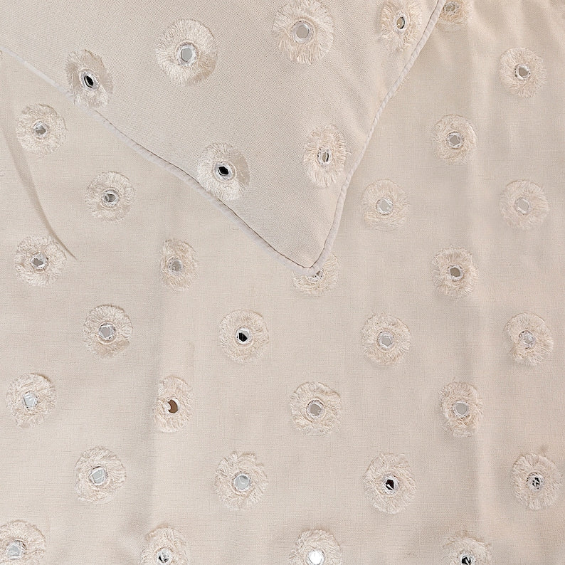 Mirror Lover Decorative Bed Runner and Pillow Cover