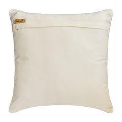 Foiled Ganache - Ivory Jacquard Throw Pillow Cover