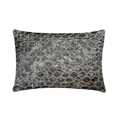 Foiled Lattice Lumbar Pillow Cover