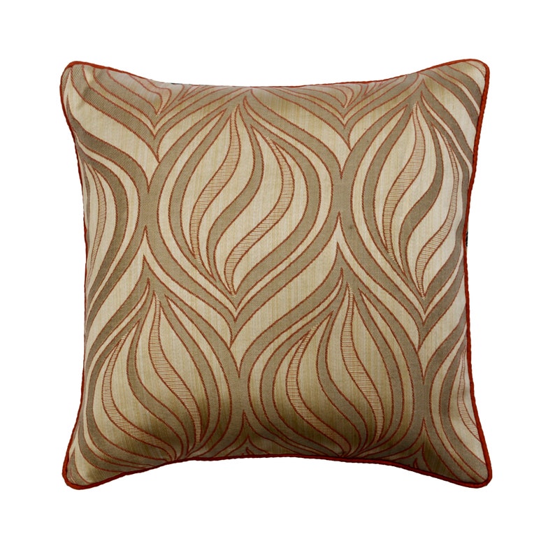 Orange Dusk Throw Pillow Cover