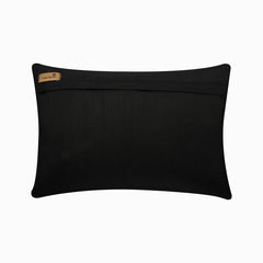 Black Silver Trend Lumbar Pillow Cover