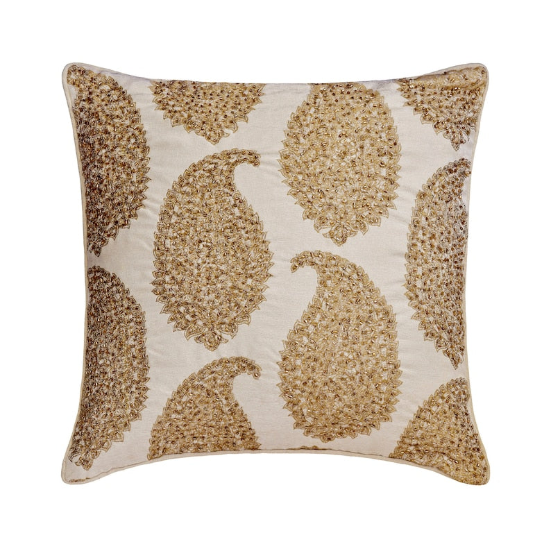 Paisley Queen Throw Pillow Cover