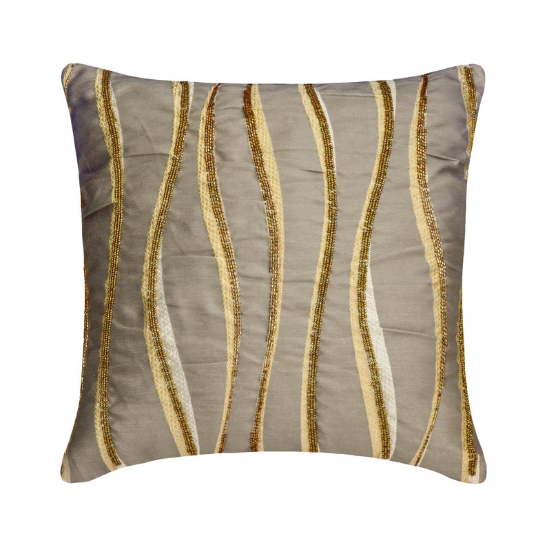 Mystic Waves Throw Pillow Cover
