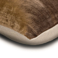 Velutinous Brown Lumbar Pillow Cover