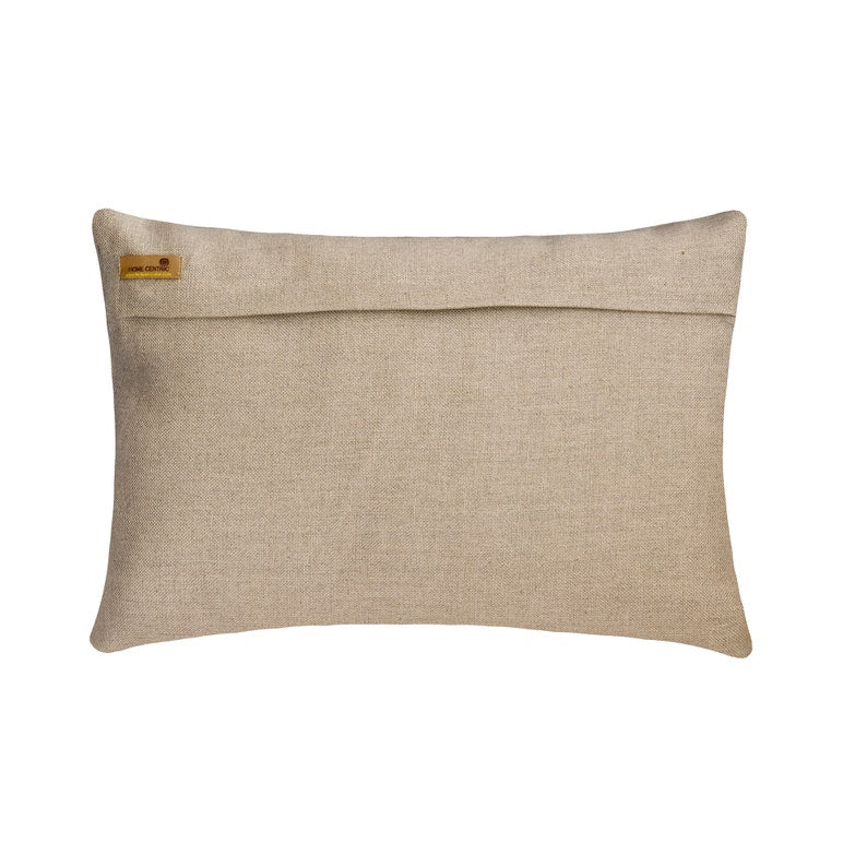 Velutinous Saffron Yellow Lumbar Pillow Cover