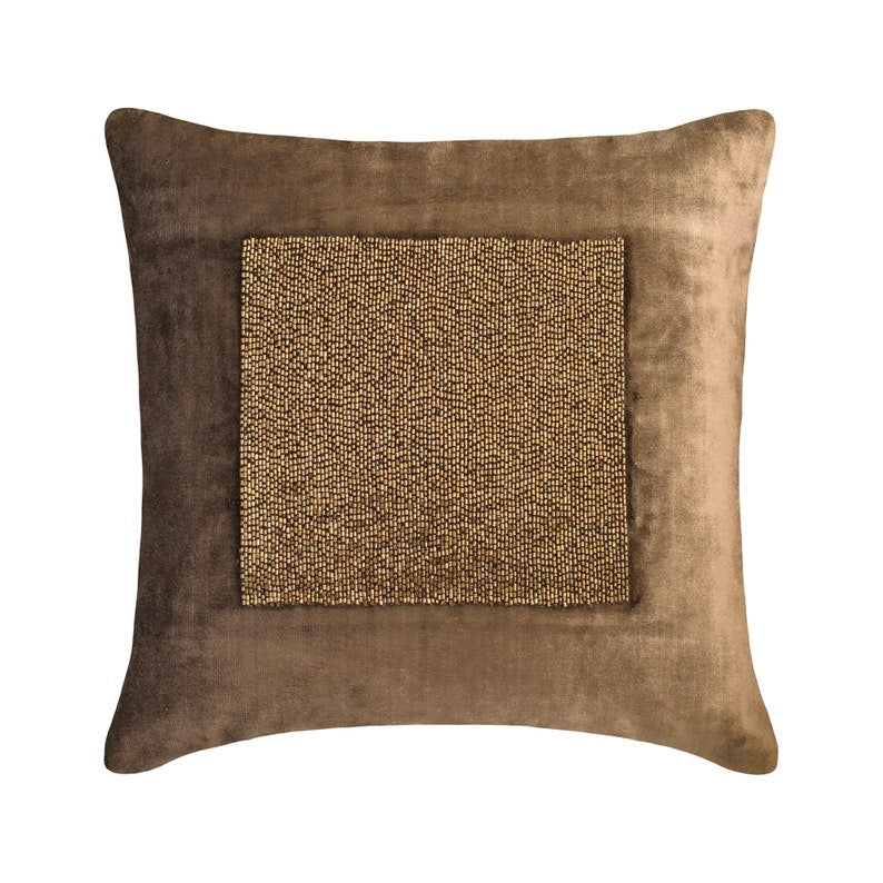 Esquire Brown Throw Pillow Cover