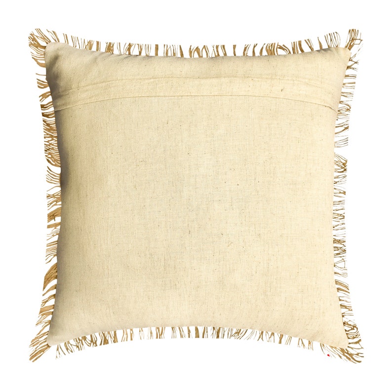 Golden Fiber Throw Pillow Cover