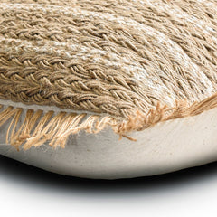 Golden Fiber Throw Pillow Cover