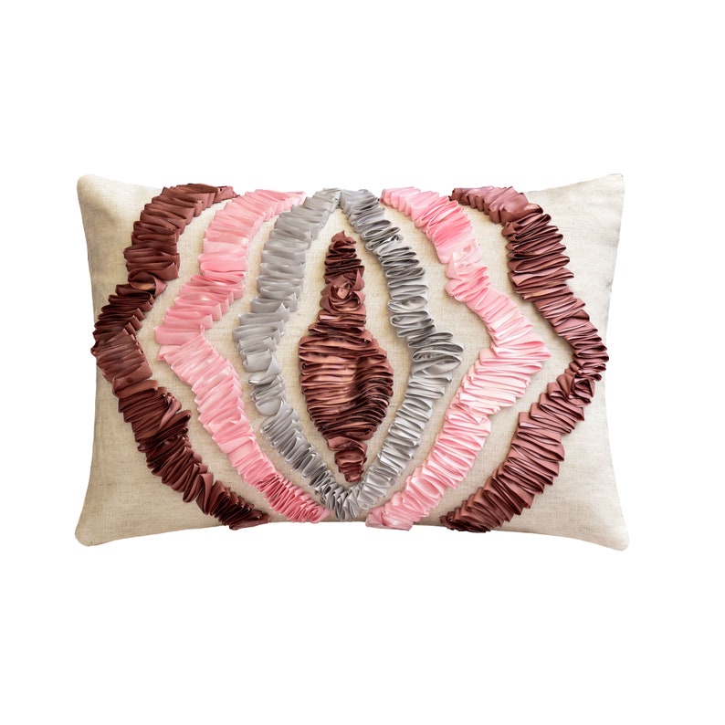 Begonia Lumbar Pillow Cover