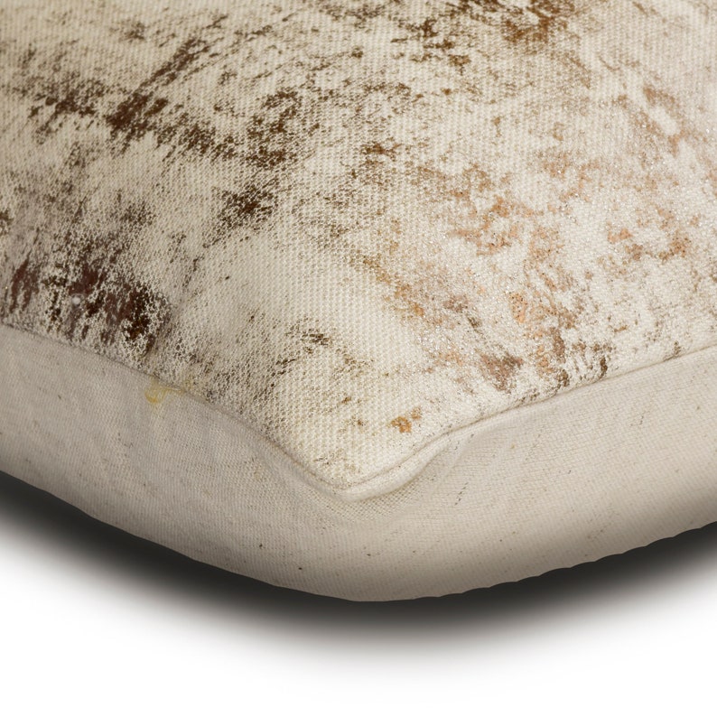 Gold Eonian Lumbar Pillow Cover