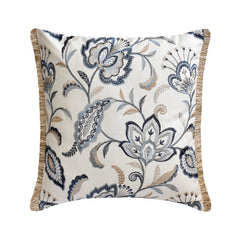 Marjorie - Beige Linen Throw Pillow Cover