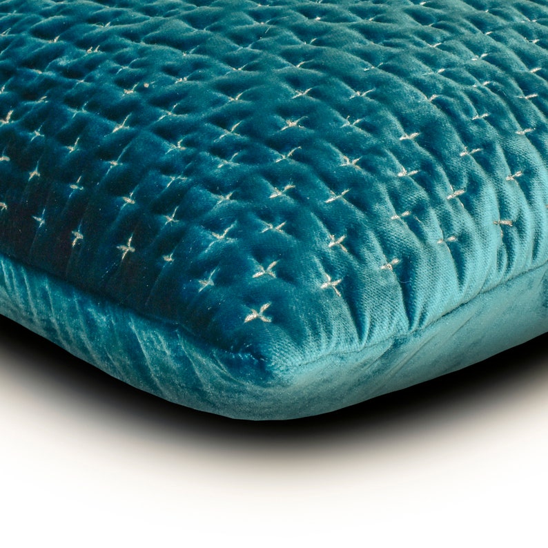 Adding Teal Throw Pillow Cover