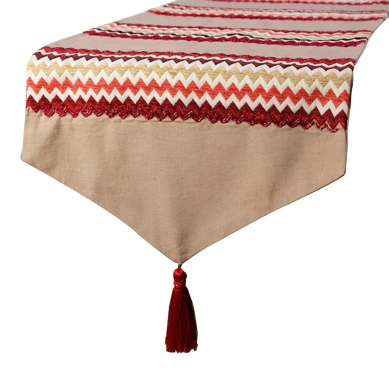 Chevron Bar Decorative Table Runner