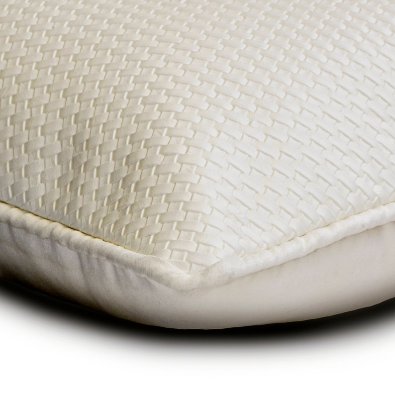 White Suave Lumbar Pillow Cover