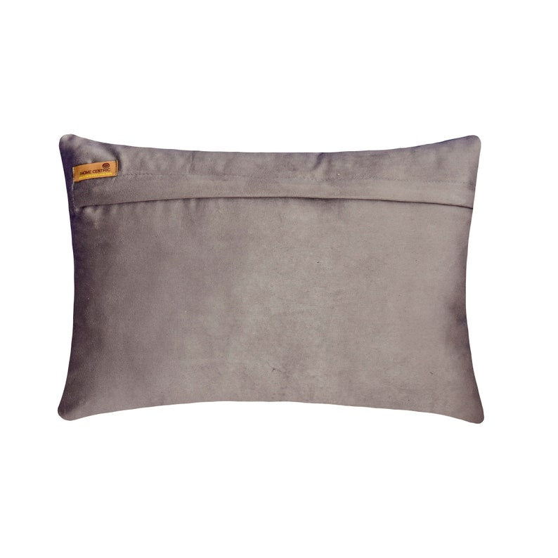 Silver Lucent Lumbar Pillow Cover