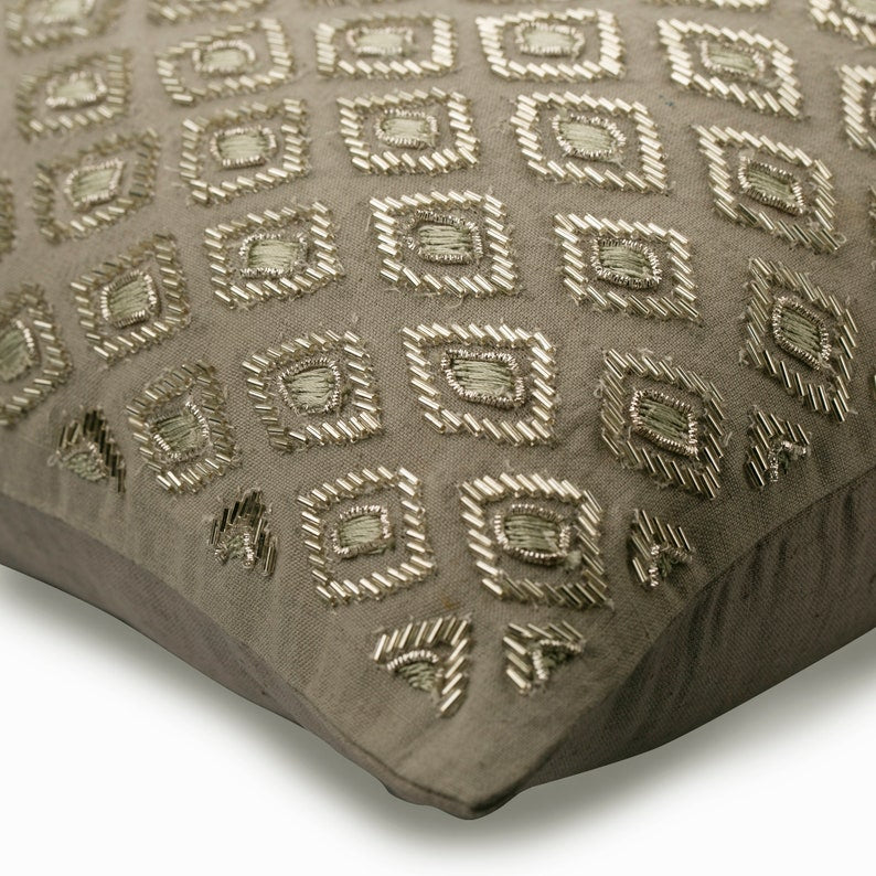 Diamonds And Silver Decorative Euro Sham