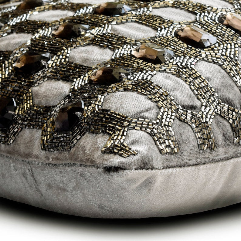 Jewel Sparkler Throw Pillow Cover