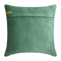 Aureate Teal Throw Pillow Cover